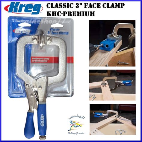 Kreg 3 Classic Face Clamp Khc Premium Lazada Ph