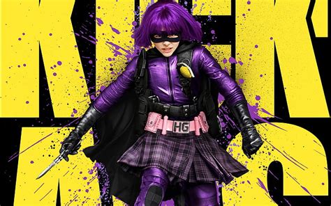 Hd Wallpaper Womens Purple And Black Costume Kick Ass Hit Girl