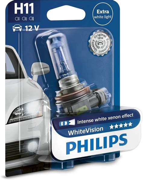 Philips Whitevision Effetto Xenon H Lampada Fari Whvb Blister