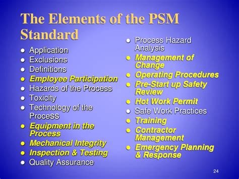 PPT Process Safety Management Of Highly Hazardous Explosive