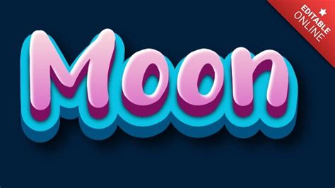 Moon Text Effect Generator