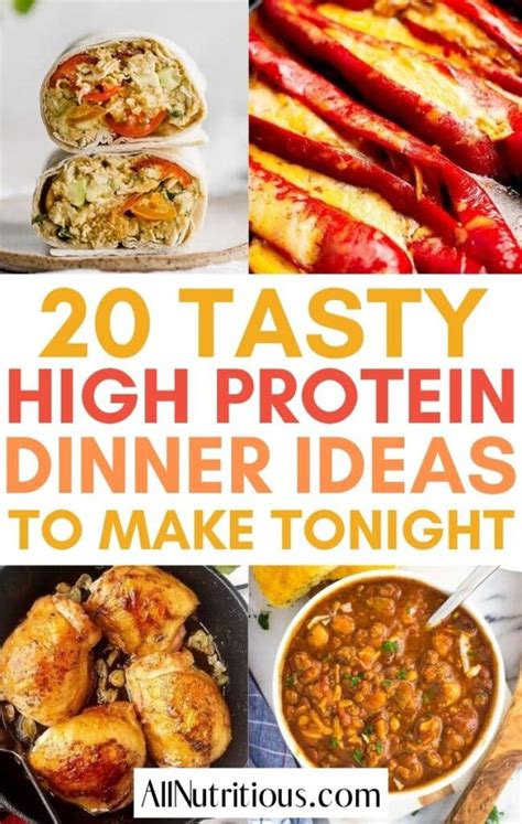 20 High Protein Dinner Recipes Easy And Delicious All Nutritious