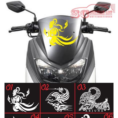 Jual Stiker Wayang Arjuna 04cutting Sticker Mobil Cocok Di Kaca Body