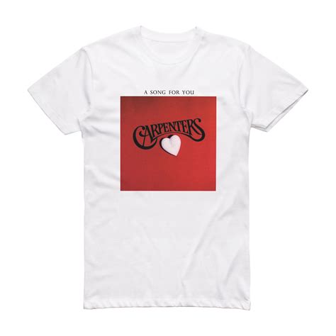 Carpenters A Song For You Album Cover T-Shirt White – ALBUM COVER T-SHIRTS