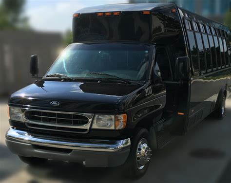 Up To 40 Passenger Black Mini Bus Rental Dfw Tx