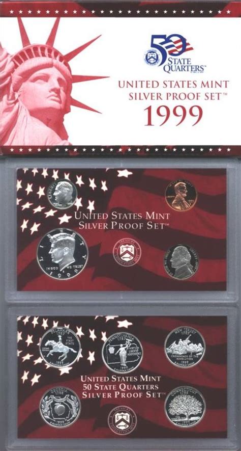 1999 United States Mint Silver Proof Sets