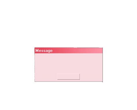 Pink Envelope with Red Message