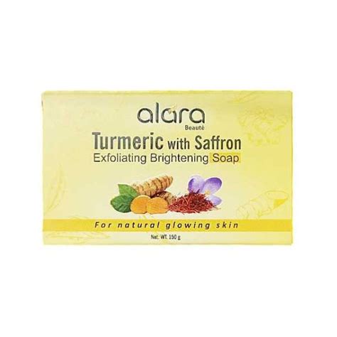 Alara Turmeric With Saffron Brightening Soap 150g