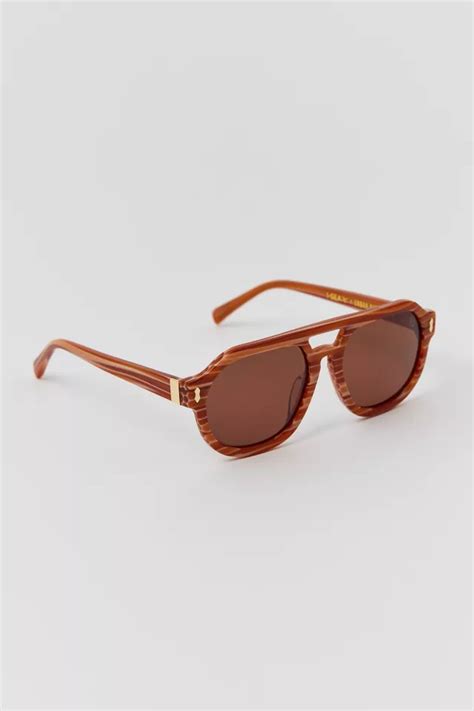 Uo Exclusive Ziggy Polarized Aviator Sunglasses Urban Outfitters Canada