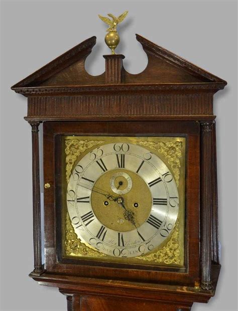 Georgian Mahogany Irish Tall Case Clock