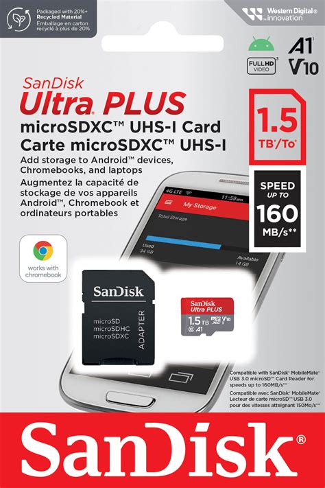 Customer Reviews SanDisk Ultra PLUS 1 5TB MicroSDXC UHS I Memory Card