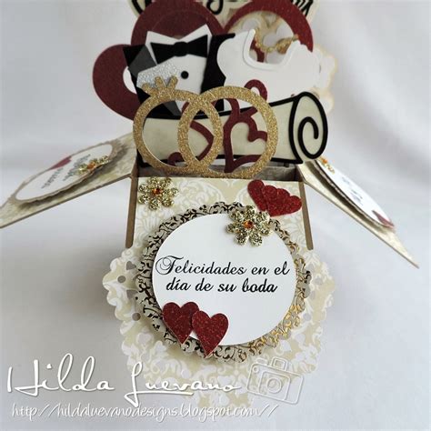 Hilda Designs Tarjeta De Boda