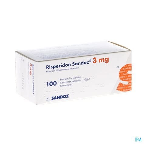 Risperidon Sandoz Comp Pell X Mg Apotheek Thiels