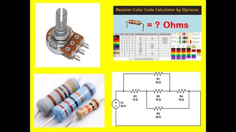 Resistors I Ohm S Law I Colour Code I Equivalent Resistance I Types Of Resistors Youtube