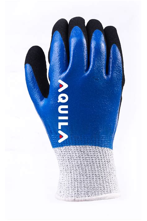 DNS340 Cut Resistant Sandy Nitrile Coated Glove Aquila Gloves