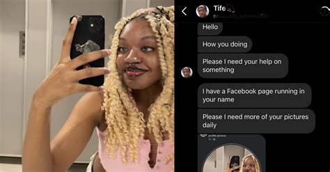 Lady Shares Audacious Message She Received From A Catfish Using Her