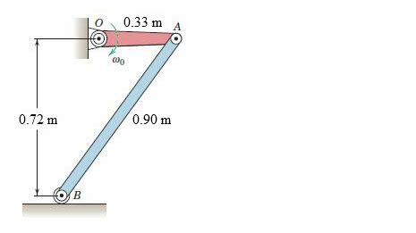 Solved The Crank OA Rotates In The Vertical Plane With A Chegg