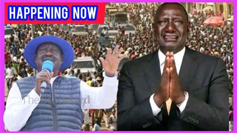 Ogopa Raila Leo Lazima Utoke Statehouse Raila Storms Statehouse To