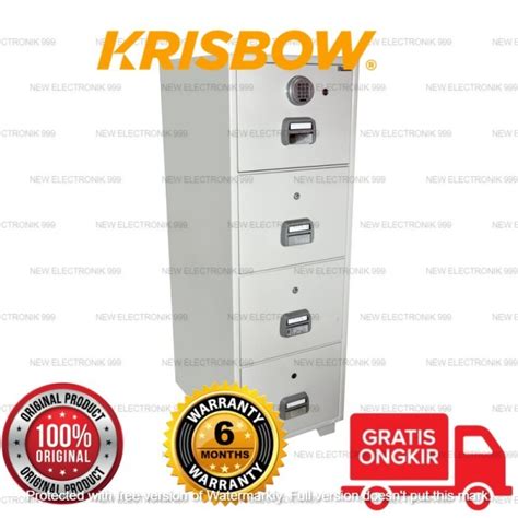 Jual New Krisbow Laci Arsip Tahan Api Tingkat Fire Resistant Filing