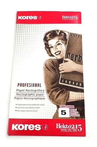 Papel Hectografico Paquete Hojas