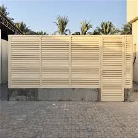 Adjustable ACP Aluminium Louvers For Commercial At Rs 365 Square Feet