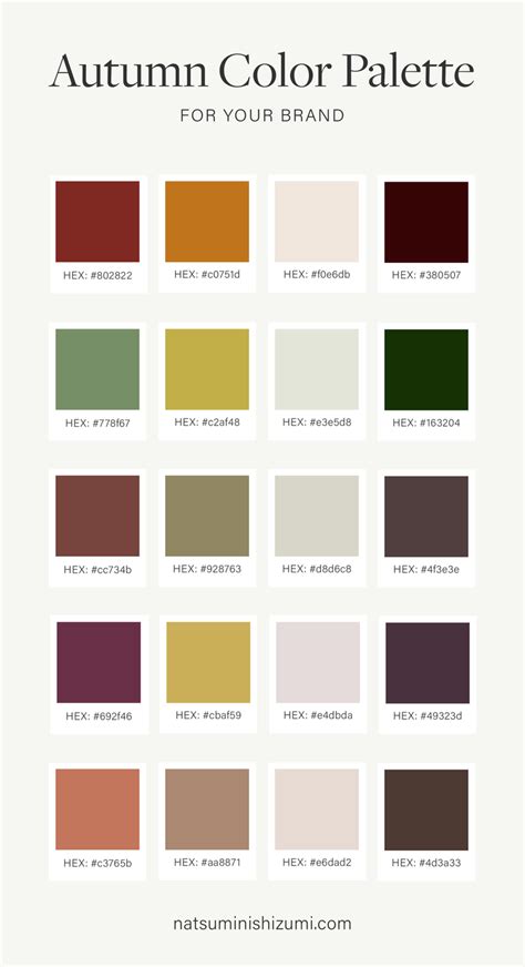 Fall Colors Palette