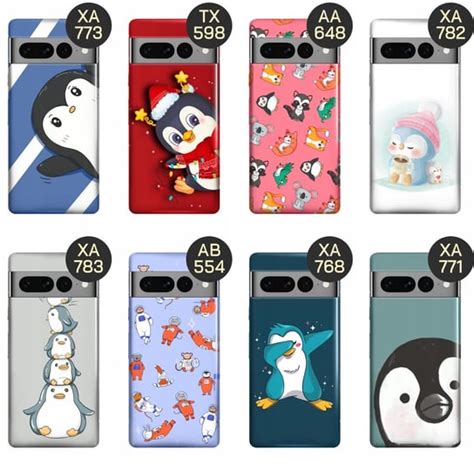 Etui Do Google Pixel 7 Pro Wzory Pingwinek Pingwin Happy Feet Obudowa