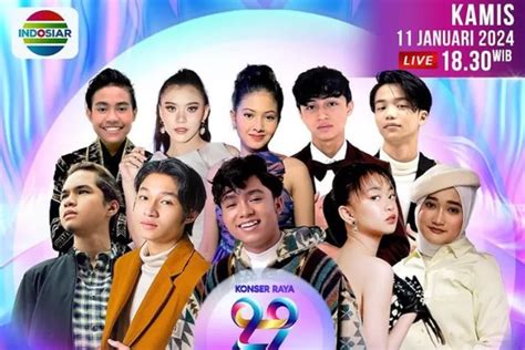 Jadwal Indosiar Kamis 11 Januari 2024 Konser Raya 29 Tahun Indosiar