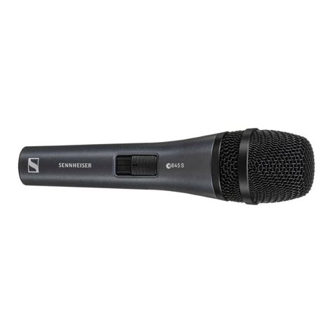 Sennheiser E S Handheld Super Cardioid Dynamic Microphone With On