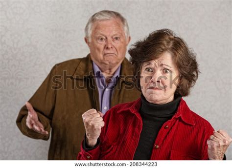 Offended Mature Wife Near Frustrated Husband Stock Photo Shutterstock