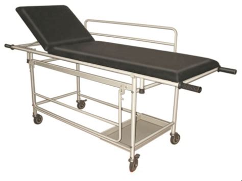 ASCO Mild Steel Patient Stretcher Trolley For Hospital Size 210l X