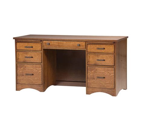 Prairie Mission Credenza Desk Pa Dutch Woodcraft