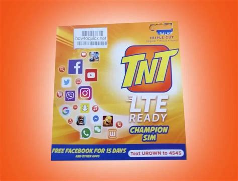 How To Activate New Tnt Lte Prepaid Sim Card