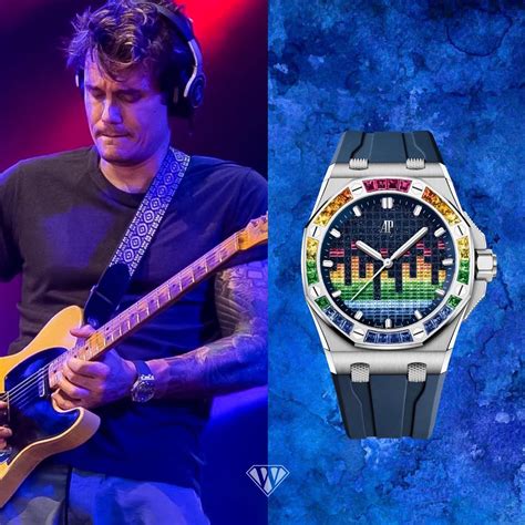 John Mayer With The New Audemars Piguet Royal Oak Selfwinding Music