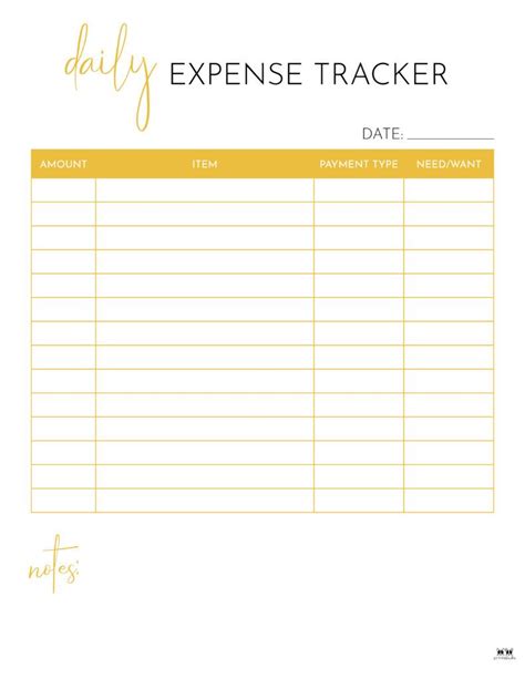 Expense Tracker Printables 20 Free Options Artofit