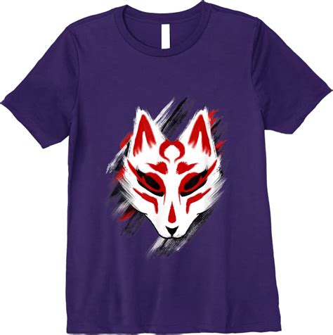 Cool Yokai Kitsune Mask Traditional Japanese Art T Shirts - Tees.Design