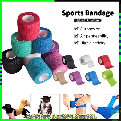 5cm 5m Bandage Kinesiology Self Adhesive Elastic Sports First Aid Tape