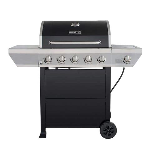 Nexgrill 5 Burner Propane Gas Grill In Black With Stainless Steel