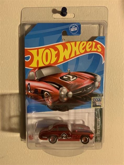 Hot Wheels Super Treasure Hunt Mercedes Benz Sl W Protector U S Card Eur