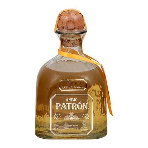 Patrón® Añejo Tequila 750ml Glass Bottle Cerveza Vino Y Licores