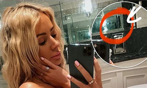 Olivia Attwood Sets Pulses Racing With A Very Sultry Snap Of Her Posing Naked While Taking A