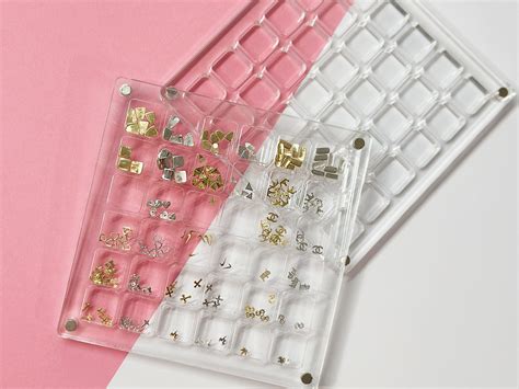 Gem Storage Case Acrylic Gem Case Tooth Gems Rhinestones Nail Art