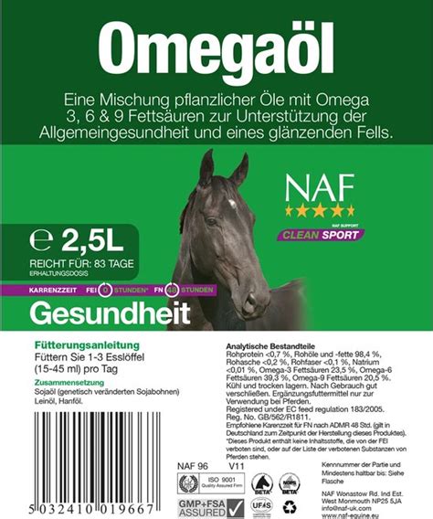 Naf Omega Olie 25 Liter