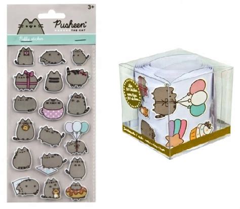 Kot Pusheen Szt Naklejki Na Rolce Oraz Wypuk E Pusheen Sklep