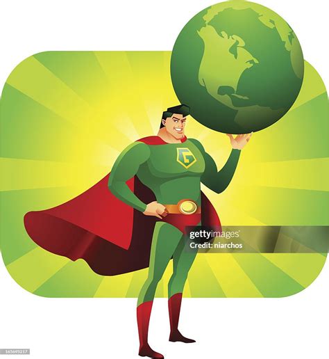 Eco Superhero High Res Vector Graphic Getty Images