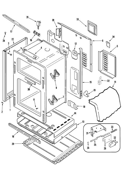 Maytag MGR6875ADS Freestanding Gas Range Parts and Accessories at PartsWarehouse