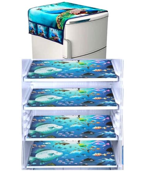 Revexo Pvc Multicolor Fridge Mats Pack Of Buy Revexo Pvc