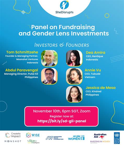 Panel On Fundraising And Gender Lens Investments Creatella Impact