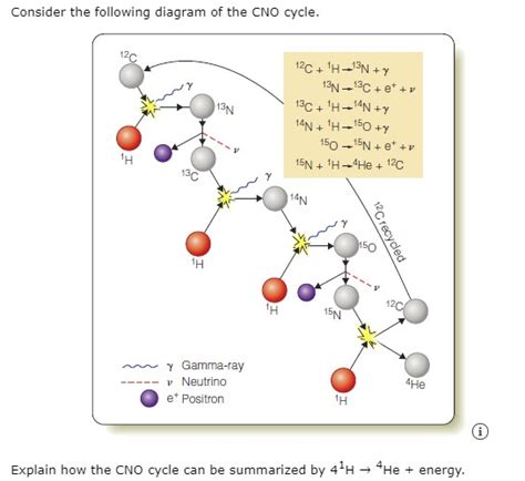 solved    diagram   cno cycle  cheggcom