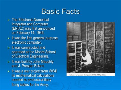 Eniac Computer 1946